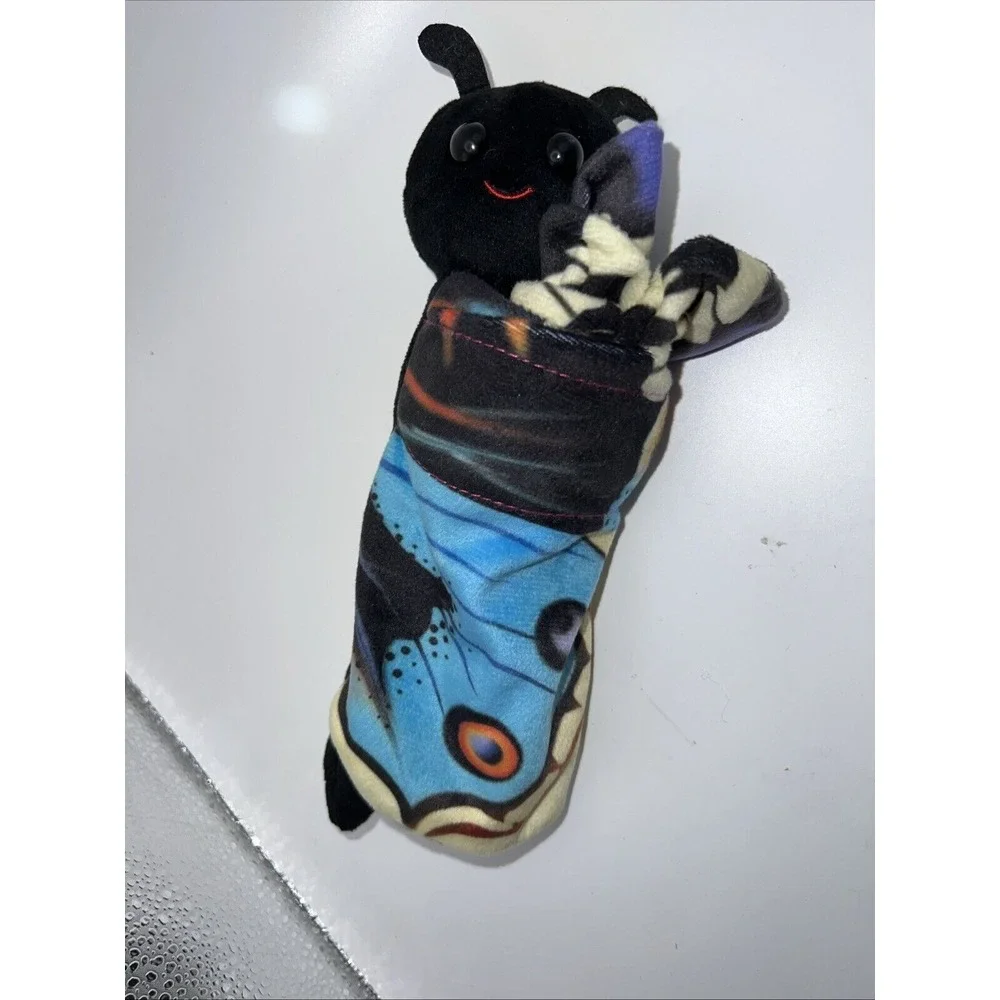 Wild Republic Huggers Butterfly Plush Toy, Slap Bracelet,‎ 8